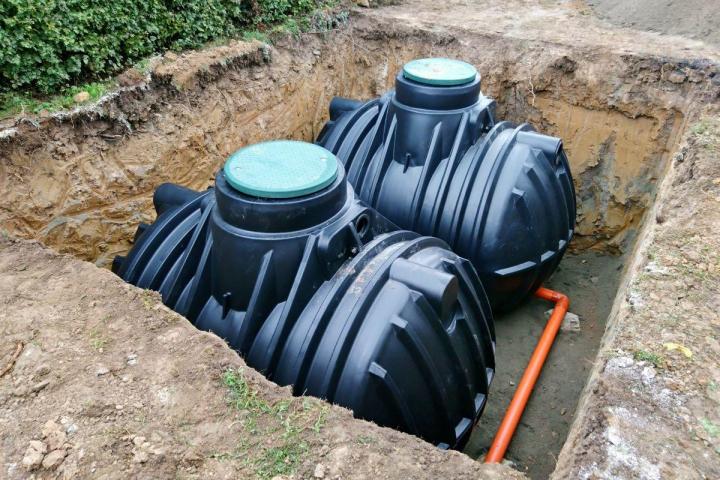 Travaux d'assainissement, Putanges-le-Lac